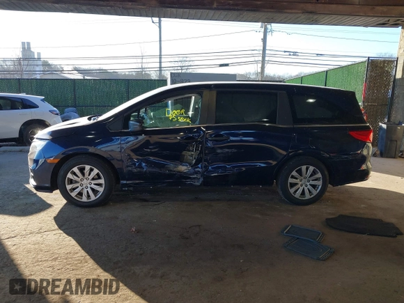 2019 Honda Odyssey LX with VIN 5FNRL6H2XKB124126, listed as a IAAI auction lot 40859906 with 24,369 mi miles and . Bid and sale history available at DreamBid. Image 15.