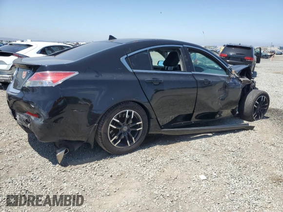 2013 Acura TL Technology z VIN 19UUA8F51DA016855, wystawiony jako Copart lot #58854655 z przebiegiem 166 034 mil mil oraz Szkoda całkowita • Salvage title. Historia ofert i sprzedaży dostępna na DreamBid. Obrazek 3.