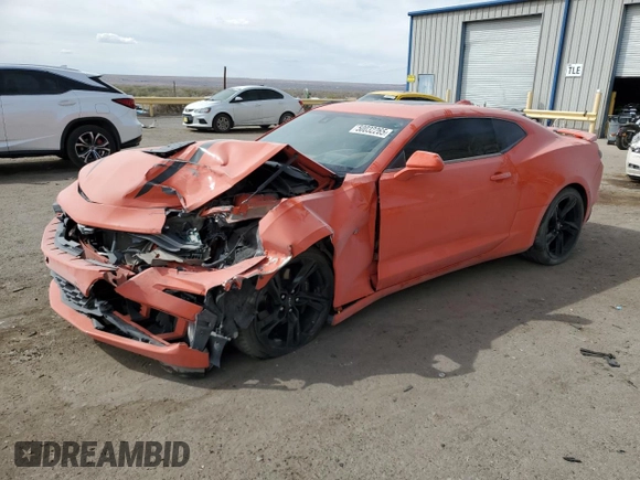 2021 Chevrolet Camaro 2SS z VIN 1G1FH1R70M0105967, wystawiony jako Copart lot #50032265 z przebiegiem 80 825 mil mil oraz Szkoda całkowita • Salvage title. Historia ofert i sprzedaży dostępna na DreamBid. Obrazek 1.