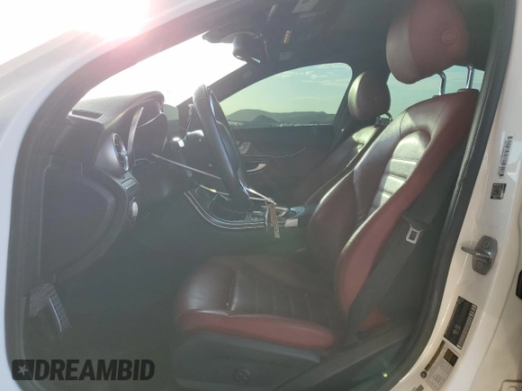 2017 Mercedes-Benz C 300 with VIN 55SWF4JB6HU223073, listed as a Copart auction lot 62393865 with 95,400 mi miles and Salvage title. Bid and sale history available at DreamBid. Image 7.