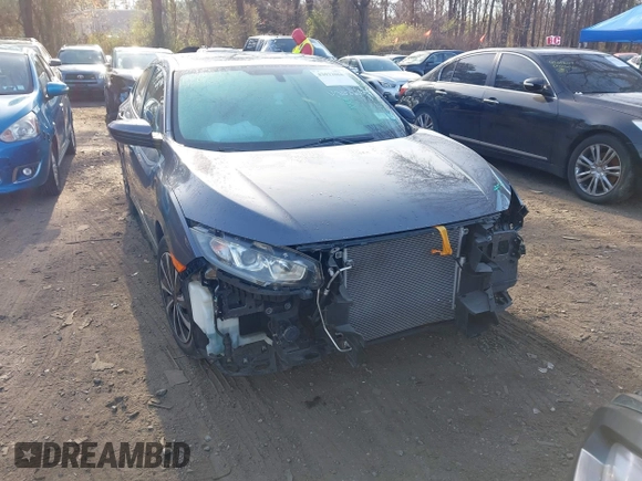 2017 Honda Civic Sedan LX with VIN 19XFC2F56HE233741, listed as a IAAI auction lot 42022068 with 65,587 mi miles. Bid and sale history available at carsss.com. Image 12.