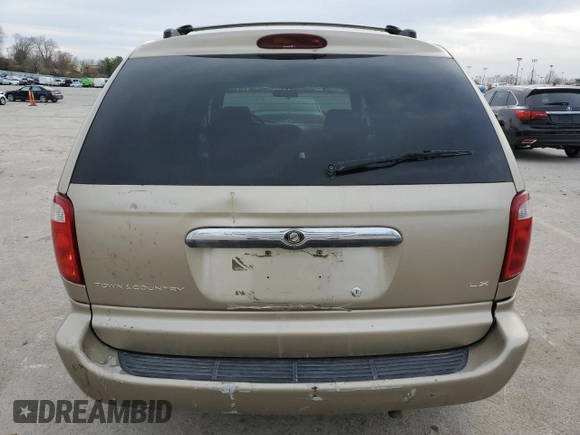 2002 Chrysler Town & Country LX with VIN 2C4GP44362R637151, listed as a Copart auction lot 49450105 with 190,772 mi miles and Salvage Title. Bid and sale history available at carsss.com. Image 6.