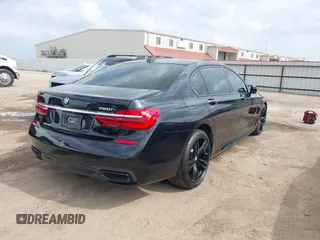 2017 BMW 7 Series 750i with VIN WBA7F0C55HGM21460, listed as a IAAI auction lot 41934198 with 58,206 mi miles and . Bid and sale history available at DreamBid. Image 4.