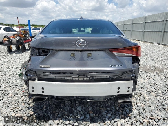 2020 Lexus IS 300 F Sport with VIN JTHGA1D20L5107925, listed as a Copart auction lot 62549335 with Not provided miles and Clean title. Bid and sale history available at DreamBid. Image 6.