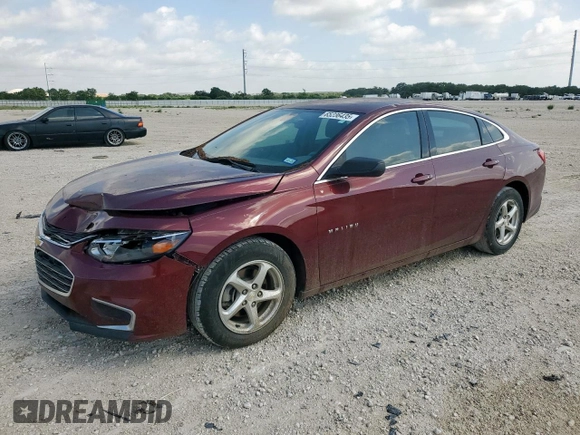 2016 Chevrolet Malibu LS with VIN 1G1ZB5ST3GF208363, listed as a Copart auction lot 65236435 with 118,689 mi miles and Clean title. Bid and sale history available at DreamBid. Image 1.