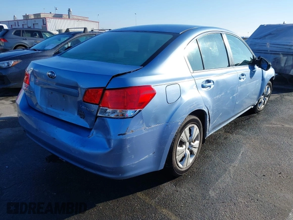 2010 Subaru Legacy 2.5i with VIN 4S3BMCA61A3228929, listed as a IAAI auction lot 41729142 with 114,875 mi miles. Bid and sale history available at carsss.com. Image 4.