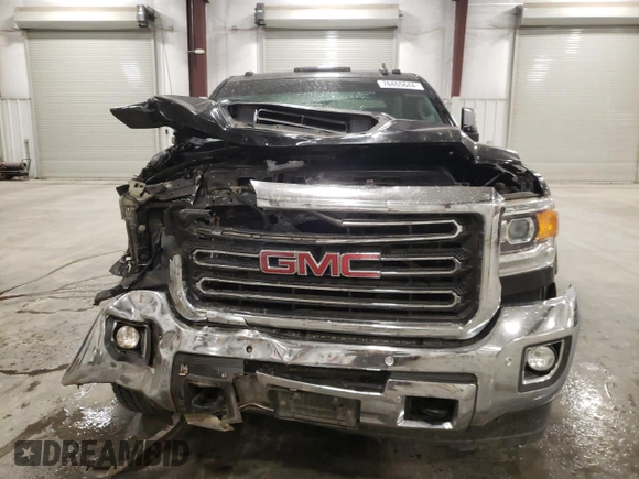 2018 GMC Sierra 2500HD SLT with VIN 1GT12TEY9JF223506, listed as a Copart auction lot 78465644 with 77,236 mi miles and Salvage Title. Bid and sale history available at carsss.com. Image 5.