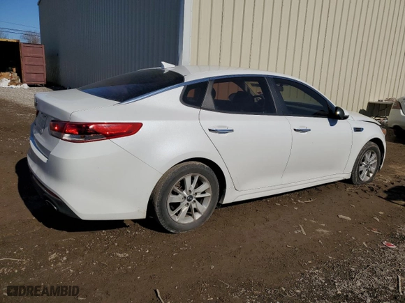 2018 Kia Optima S with VIN 5XXGT4L39JG199259, listed as a Copart auction lot 42319095 with 143,507 mi miles and Salvage Title. Bid and sale history available at carsss.com. Image 3.