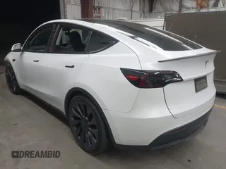 2023 Tesla Model Y Performance with VIN 7SAYGDEF5PF665560, listed as a IAAI auction lot 41809349 with Not Provided miles and . Bid and sale history available at DreamBid. Image 3.