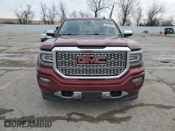 2017 GMC Sierra 1500 Denali with VIN 3GTU2PEC4HG257435, listed as a Copart auction lot 85442834 with 84,910 mi miles and Salvage Title. Bid and sale history available at DreamBid. Image 5.