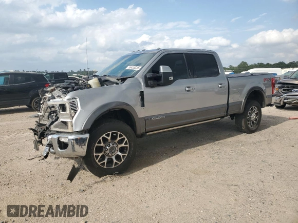 2021 Ford Super Duty F-250 SRW XL with VIN 1FT8W2BT8MEC78349, listed as a Copart auction lot 55433335 with 0 mi miles and Salvage Title. Bid and sale history available at carsss.com. Image 1.