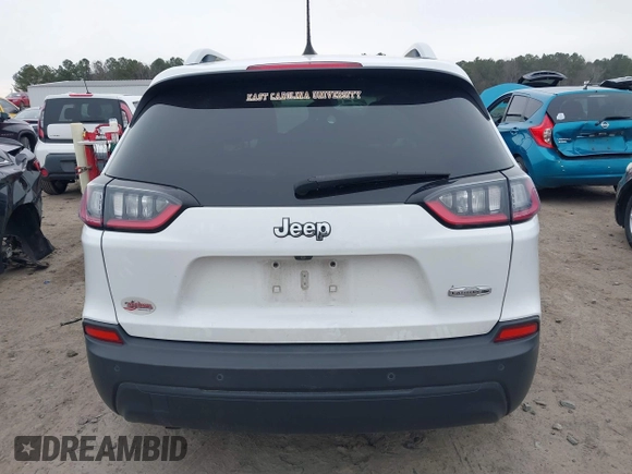 2020 Jeep Cherokee Latitude Plus with VIN 1C4PJLLB3LD543821, listed as a IAAI auction lot 41290132 with 130,137 mi miles. Bid and sale history available at carsss.com. Image 17.