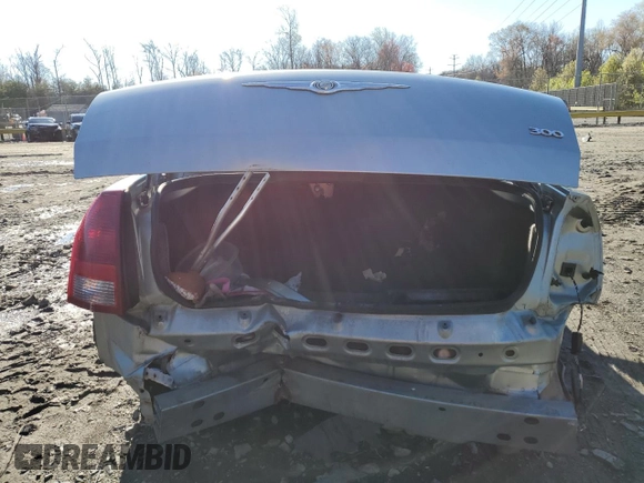 2005 Chrysler 300 with VIN 2C3JA43R15H569336, listed as a Copart auction lot 49641464 with 0 mi miles and Salvage Title. Bid and sale history available at carsss.com. Image 6.