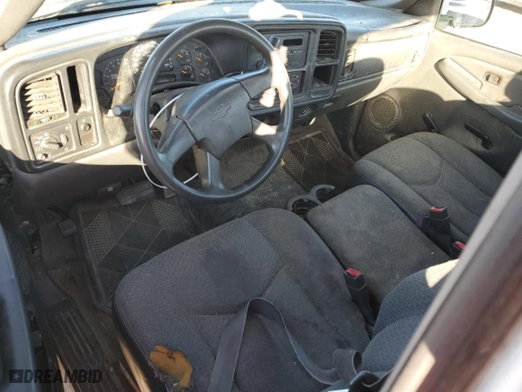 2005 Chevrolet Silverado 1500 Work Truck with VIN 1GCEC14X05Z152177, listed as a Copart auction lot 86987454 with 0 mi miles and Salvage Title. Bid and sale history available at carsss.com. Image 8.