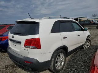2011 Kia Sorento EX with VIN 5XYKUDA27BG146798, listed as a Copart auction lot 51446465 with 124,474 mi miles and Salvage Title. Bid and sale history available at carsss.com. Image 3.