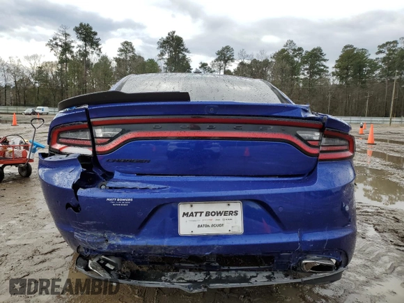 2022 Dodge Charger SXT with VIN 2C3CDXBG7NH202281, listed as a Copart auction lot 89396365 with 34,422 mi miles and Salvage Title. Bid and sale history available at DreamBid. Image 6.
