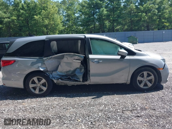 2019 Honda Odyssey EX with VIN 5FNRL6H54KB034206, listed as a IAAI auction lot 40200887 with 63,624 mi miles. Bid and sale history available at carsss.com. Image 13.