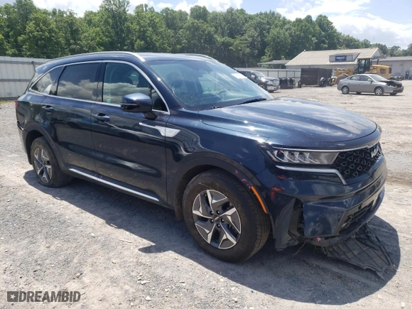 2022 Kia Sorento Hybrid EX with VIN KNDRH4LG8N5069691, listed as a Copart auction lot 57865504 with 44,001 mi miles and Salvage Title. Bid and sale history available at carsss.com. Image 4.
