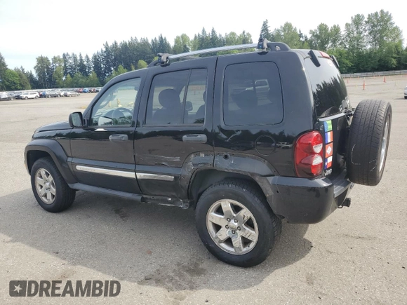 2006 Jeep Liberty Limited with VIN 1J4GK58K36W129443, listed as a Copart auction lot 55801865 with 135,306 mi miles and Salvage title. Bid and sale history available at DreamBid. Image 2.
