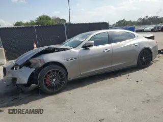 2016 Maserati Quattroporte S Q4 z VIN ZAM56RRA9G1185279, wystawiony jako Copart lot #56595585 z przebiegiem 85 657 mil mil oraz Tytuł czysty. Historia ofert i sprzedaży dostępna na DreamBid. Obrazek 1.