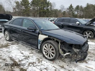 2013 Audi A8 3.0L z VIN WAUAGAFD7DN001507, wystawiony jako Copart lot #82858154 z przebiegiem 125 735 mil mil oraz Czysty tytuł • Clean title. Historia ofert i sprzedaży dostępna na DreamBid. Obrazek 4.