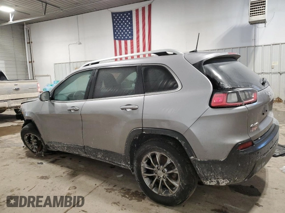 2020 Jeep Cherokee Altitude with VIN 1C4PJMLB8LD569191, listed as a Copart auction lot 46123285 with 188,014 mi miles and Salvage Title. Bid and sale history available at carsss.com. Image 2.
