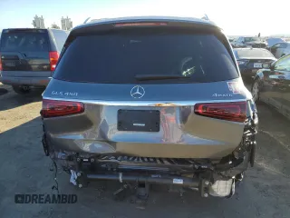 2021 Mercedes-Benz GLS 450 with VIN 4JGFF5KE0MA461614, listed as a Copart auction lot 39864104 with 34,534 mi miles and . Bid and sale history available at DreamBid. Image 6.