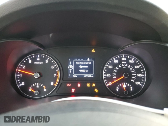 2017 Kia Optima EX with VIN 5XXGU4L3XHG174538, listed as a Copart auction lot 47754885 with 117,952 mi miles and Salvage Title. Bid and sale history available at carsss.com. Image 9.