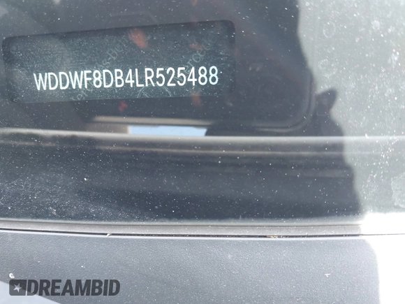 2020 Mercedes-Benz C 300 with VIN WDDWF8DB4LR525488, listed as a IAAI auction lot 42076398 with 25,457 mi miles and . Bid and sale history available at DreamBid. Image 9.