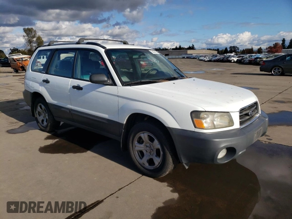 2003 Subaru Forester X with VIN JF1SG63623H761826, listed as a Copart auction lot 78420124 with 193,791 mi miles and Salvage Title. Bid and sale history available at DreamBid. Image 4.