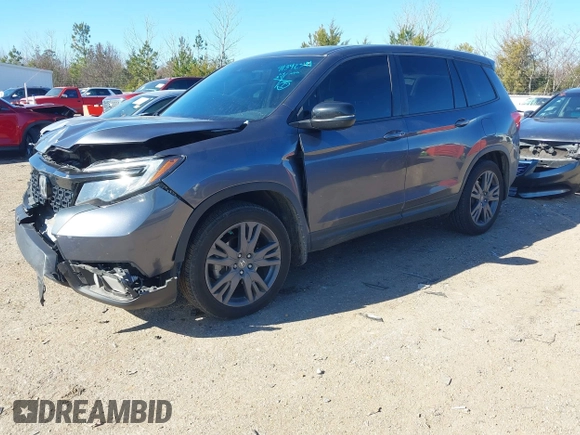 2019 Honda Passport EX-L with VIN 5FNYF7H54KB000467, listed as a IAAI auction lot 41342341 with 172,811 mi miles and . Bid and sale history available at carsss.com. Image 2.