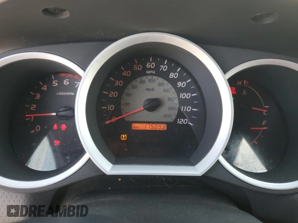 2007 Toyota Tacoma PreRunner z VIN 5TEJU62N37Z399808, wystawiony jako Copart lot #56256125 z przebiegiem 175 093 mil mil oraz Szkoda całkowita • Salvage title. Historia ofert i sprzedaży dostępna na DreamBid. Obrazek 9.