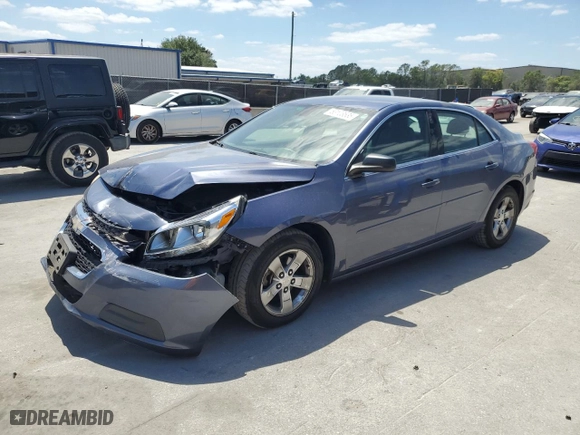 2014 Chevrolet Malibu LS with VIN 1G11B5SL5EF137967, listed as a Copart auction lot 53103535 with 163,836 mi miles and Salvage Title. Bid and sale history available at carsss.com. Image 1.