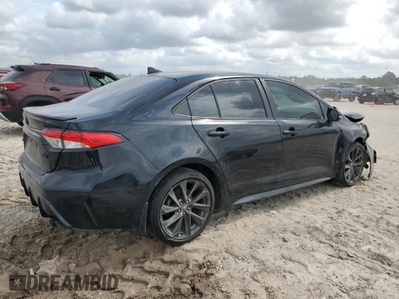 2024 Toyota Corolla SE with VIN 5YFS4MCE8RP189494, listed as a Copart auction lot 54742795 with 30,441 mi miles and Salvage Title. Bid and sale history available at DreamBid. Image 3.