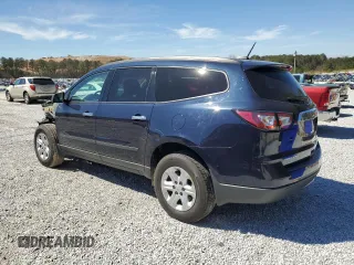 2017 Chevrolet Traverse LS with VIN 1GNKRFED7HJ272555, listed as a Copart auction lot 49005435 with 97,561 mi miles and Salvage Title. Bid and sale history available at DreamBid. Image 2.