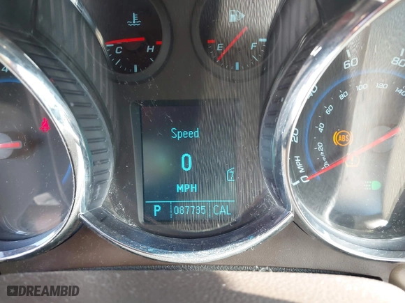 2011 Chevrolet Cruze LTZ with VIN 1G1PH5S9XB7152631, listed as a IAAI auction lot 42075115 with 87,735 mi miles. Bid and sale history available at carsss.com. Image 7.