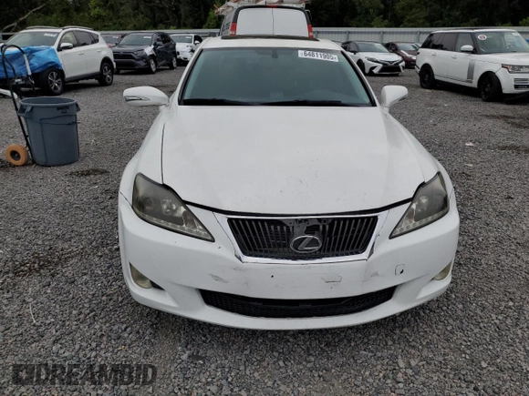 2010 Lexus IS 250 with VIN JTHBF5C20A5108803, listed as a Copart auction lot 64811905 with Not provided miles and Clean title. Bid and sale history available at DreamBid. Image 5.