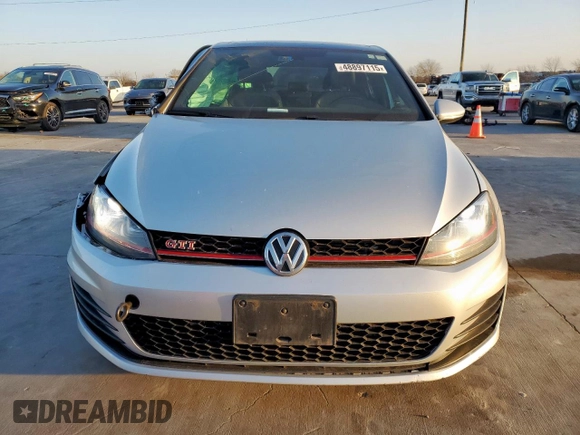 2017 Volkswagen Golf GTI S with VIN 3VW447AU6HM051900, listed as a Copart auction lot 48897115 with 80,022 mi miles and Salvage Title. Bid and sale history available at carsss.com. Image 5.