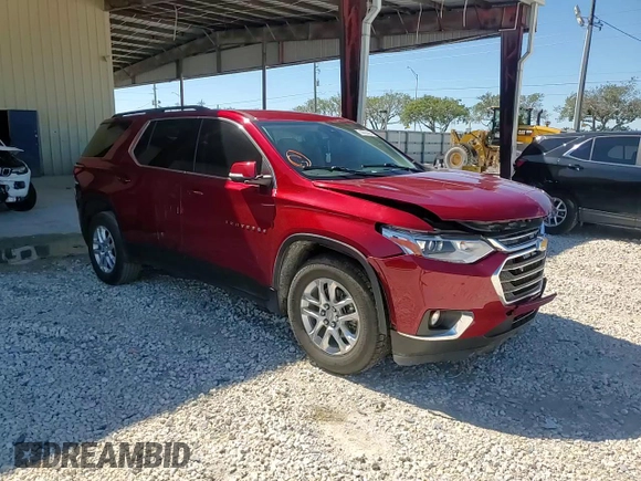 2021 Chevrolet Traverse LT Cloth with VIN 1GNERGKW9MJ155093, listed as a Copart auction lot 43694404 with 79,528 mi miles. Bid and sale history available at carsss.com. Image 10.