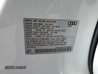 2015 Audi Q7 S line Prestige с VIN WA1DGAFE1FD018976, выставлен на аукционе Copart как лот 62018645 с пробегом 99 441 миль миль и Списание • Salvage title. История ставок и продаж доступна на DreamBid. Изображение 13.