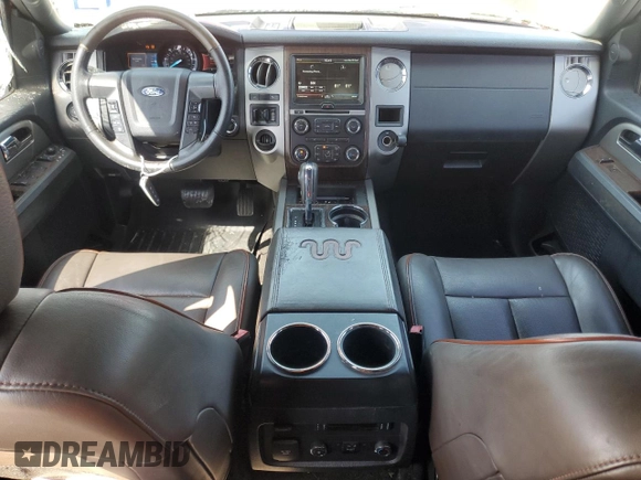 2015 Ford Expedition XLT with VIN 1FMJU1HT6FEF43020, listed as a Copart auction lot 50363135 with 133,608 mi miles and Salvage title. Bid and sale history available at DreamBid. Image 8.