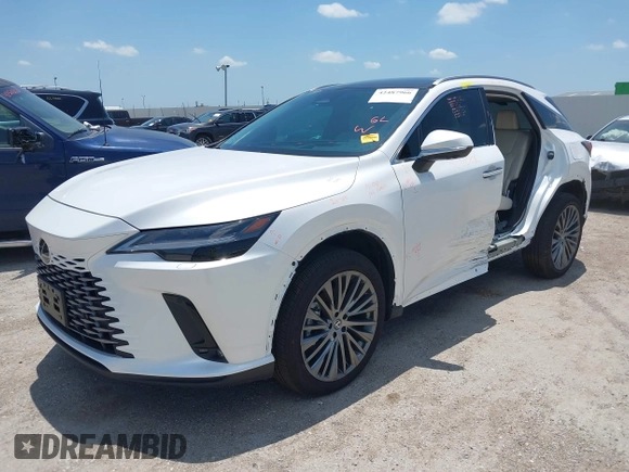 2024 Lexus RX 350h с VIN 2T2BBMCA1RC053450, выставлен на аукционе IAAI как лот 42487966 с пробегом 4 998 миль миль и . История ставок и продаж доступна на DreamBid. Изображение 19.