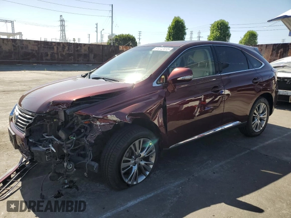 2013 Lexus RX 450h with VIN JTJZB1BA9D2008859, listed as a Copart auction lot 61040415 with 158,823 mi miles and Salvage title. Bid and sale history available at DreamBid. Image 1.