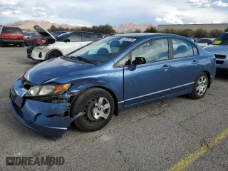 2007 Honda Civic Sdn LX with VIN 1HGFA16507L097016, listed as a Copart auction lot 51979795 with 153,512 mi miles and Salvage Title. Bid and sale history available at carsss.com. Image 1.