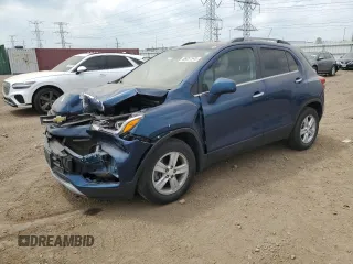 2020 Chevrolet Trax LT with VIN 3GNCJLSB0LL319827, listed as a Copart auction lot 57246955 with 42,014 mi miles and Salvage title. Bid and sale history available at DreamBid. Image 1.