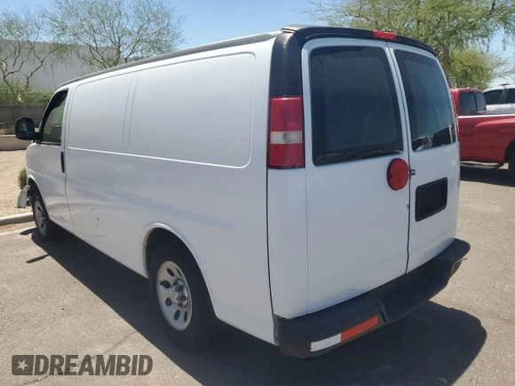 2014 Chevrolet Express Cargo with VIN 1GCSGAFX1E1158699, listed as a IAAI auction lot 42888455 with 234,795 mi miles and . Bid and sale history available at DreamBid. Image 3.