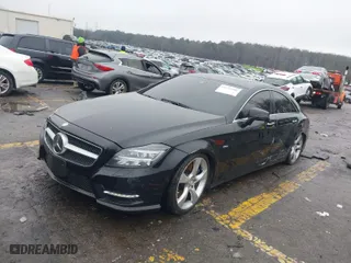 2012 Mercedes-Benz CLS-Class CLS 550 with VIN WDDLJ7DB8CA012657, listed as a IAAI auction lot 41235586 with 157,760 mi miles. Bid and sale history available at carsss.com. Image 2.