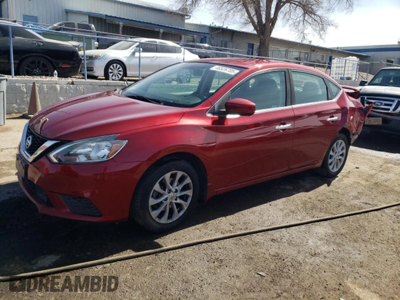 2019 Nissan Sentra S with VIN 3N1AB7AP2KY407784, listed as a Copart auction lot 46526705 with 76,463 mi miles and Salvage title. Bid and sale history available at DreamBid. Image 1.