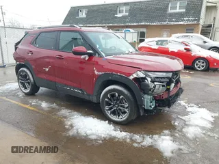 2021 Chevrolet TrailBlazer LT with VIN KL79MRSL3MB094227, listed as a IAAI auction lot 41840440 with 52,233 mi miles and . Bid and sale history available at DreamBid. Image 1.