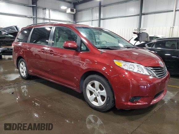 2014 Toyota Sienna LE AAS с VIN 5TDKK3DC9ES444474, выставлен на аукционе Copart как лот 54336055 с пробегом 184 180 миль миль и Списание • Salvage title. История ставок и продаж доступна на DreamBid. Изображение 4.